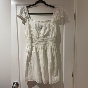 French Connection White Mini Dress - Size: Small